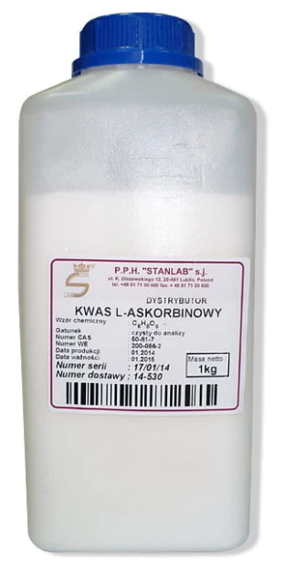 Witamina C jako kwas L askorbinowy 1000 g