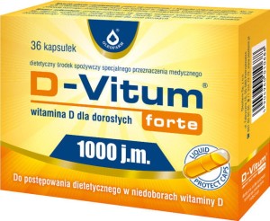 D-Vitum forte dla dorosłych, 36 kapsułek