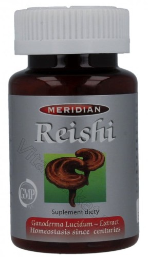 Meridian Grzybek Reishi (Ganoderma Lucidum) 60 kapsułek