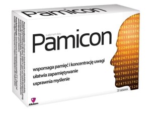 Pamicon na pamięć i koncentrację, 30 tabletek