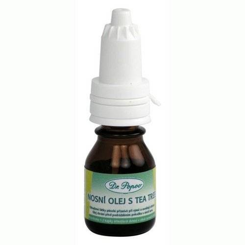 Dr Popov olej do nosa tea tree oil 10 ml