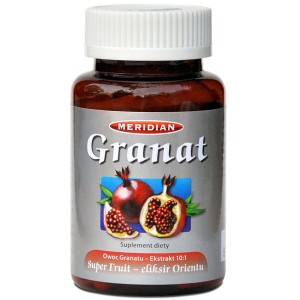 Meridian Granat ekstrakt 10:1, 60 kapsułek