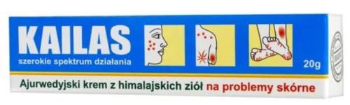 Kailas ajurwedyjski krem z himalajskich ziół na problemy skórne 20 g