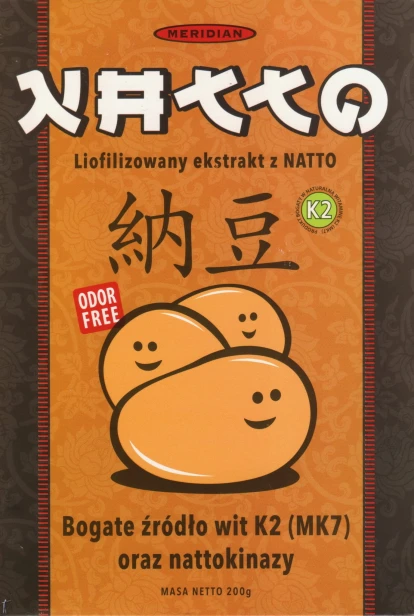 Meridian natto liofilizowany ekstrakt z natto 200 g