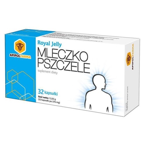 Apipol-farma mleczko pszczele 32 kapsułki