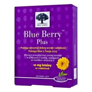 New Nordic Blue Berry Plus wzrok, 60 tabletek