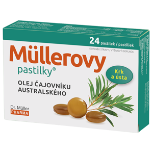 Dr Müller Pharma pastylki z olejkiem z drzewa herbacianego 24 tabletek