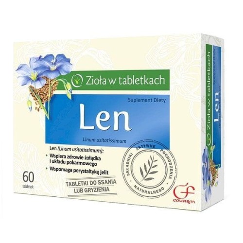 Colfarm zioła w tabletkach len 30 tabletek