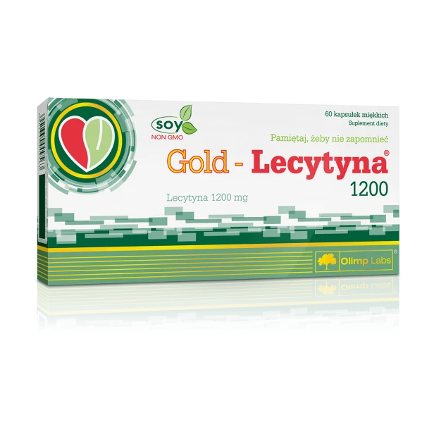Olimp Gold Lecytyna, na pamięć i koncentrację, 60 kapsułek