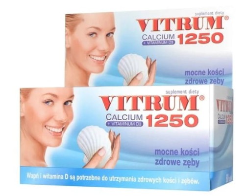 Vitrum calcium 1250 witamina D3 60 tabletek