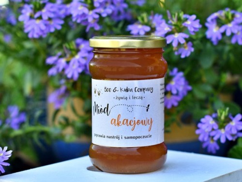Bee &amp; Kuba Company miód akacjowy 1200 g