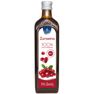 Oleofarm Sok z żurawin 100%, 490 ml