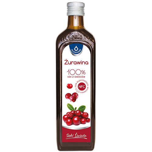 Oleofarm sok z żurawin 490 ml