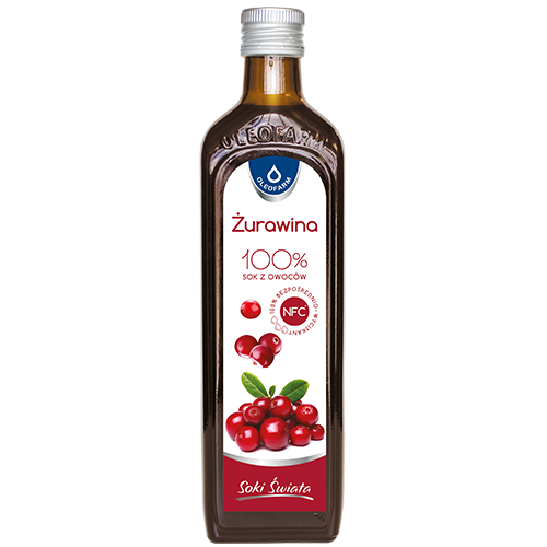 Oleofarm sok z żurawin 490 ml