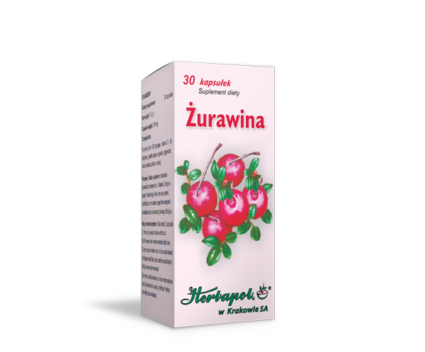 Herbapol Kraków żurawina 30 kapsułek