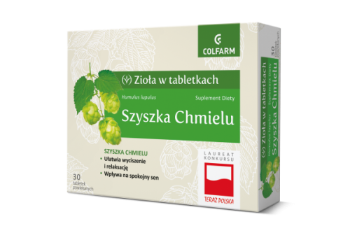 Colfarm szyszka chmielu 30 tabletek