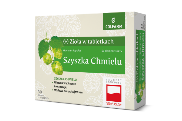 Colfarm szyszka chmielu 30 tabletek