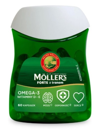 Möller's forte tran 60 kapsułek