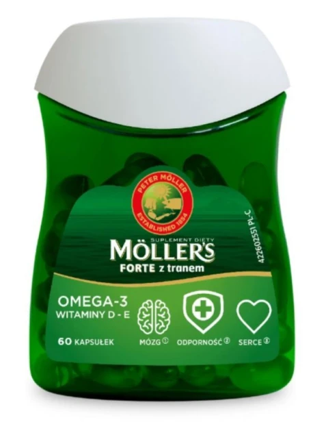 Möller's forte tran 60 kapsułek