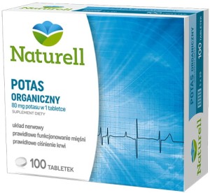 Naturell Potas, 100 tabletek