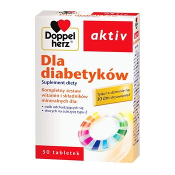 Queisser Doppelherz aktiv dla diabetyków 30 tabletek