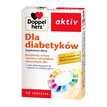 Queisser Doppelherz aktiv dla diabetyków 30 tabletek