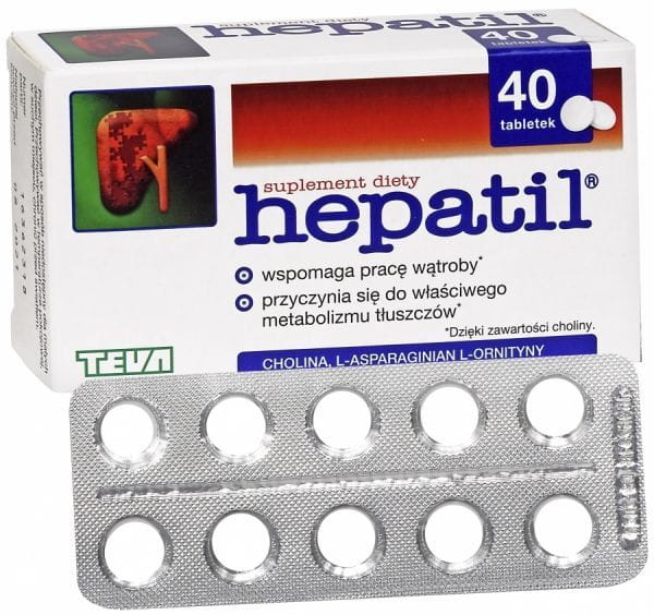 Teva Hepatil wątroba 40 tabletek