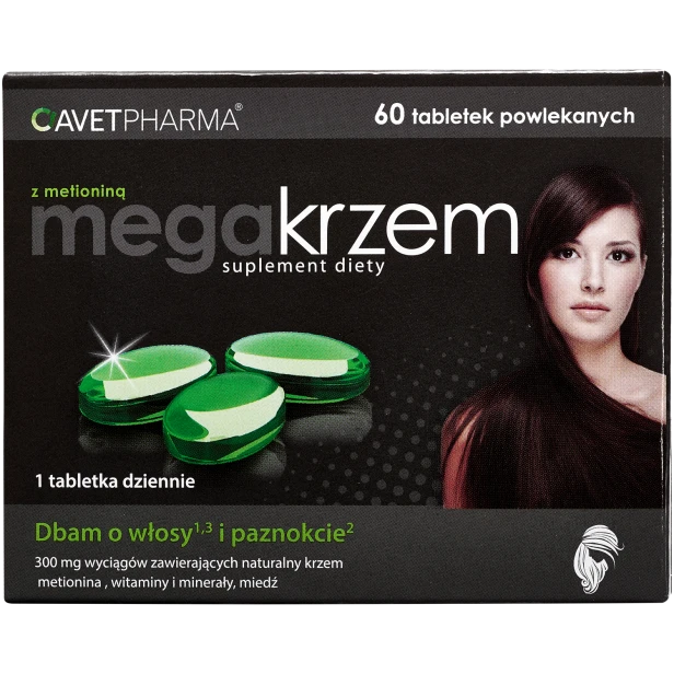 AvetPharma megakrzem z metioniną 60 tabletek