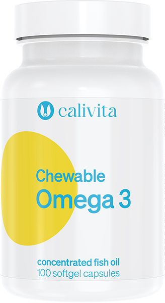 Calivita chewable omega 3 100 kapsułek