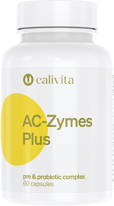 Calivita AC-Zymes PLUS probiotyk z prebiotykiem, 60 kapsułek