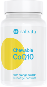 Calivita Chewable CoQ10 60 mg, Koenzym Q10, 60 kapsułek