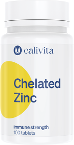 Calivita Chelated Zinc, Chelat Cynku, 100 tabletek