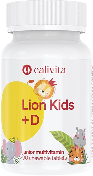 Calivita lion kids + d witamina d 90 tabletek