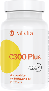Calivita C 300 z owocem dzikiej róży i bioflawonoidami, 120 tabletek