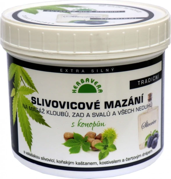 Herbavera balsam konopny ze śliwowicą i konopią 500 ml