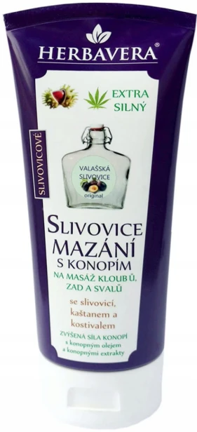 Herbavera balsam konopny z śliwowicą z konopią 200 ml
