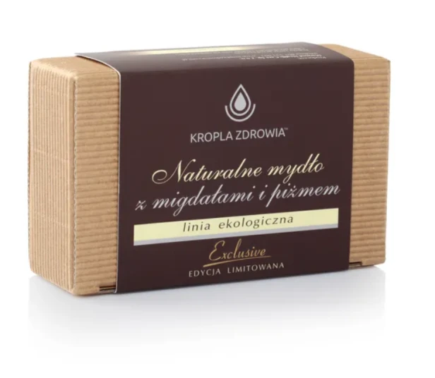 Kropla Zdrowia Naturalne mydło z migdałami i piżmem 130 g