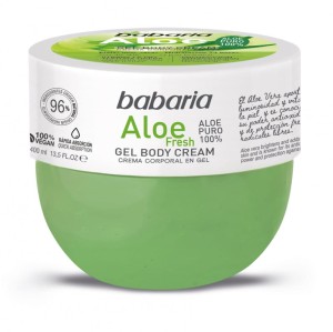 Babaria Body Cream krem do ciała z aloesem i kwasem hialuronowym, 400 ml