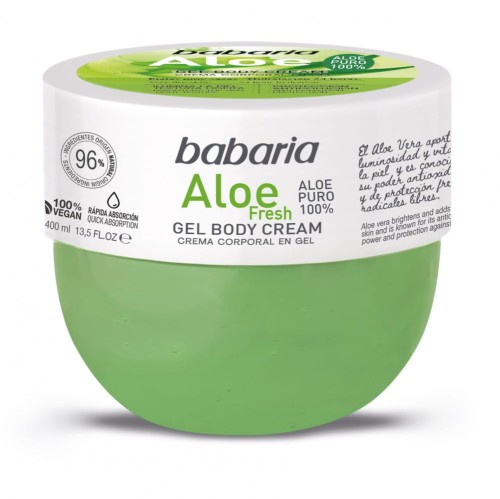 Babaria Body Cream krem do ciała z aloesem i kwasem hialuronowym 400 ml