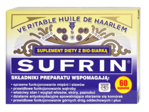 Sufrin siarka bioprzyswajalna, 60 kapsułek