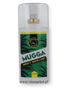 MUGGA DEET SPRAY Na komary ORYGINALNY, 75 ml