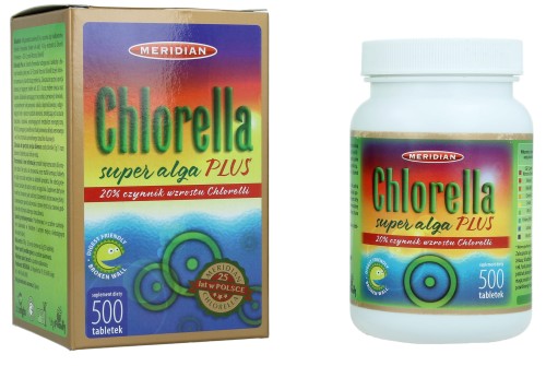 Chlorella plus cgf meridian Chlorella Growth Factor 20%