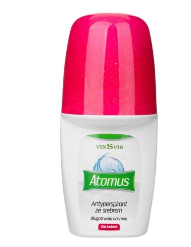 VINSVIN Sp. z o.o., Sp. k Antyperspirant ze srebrem dla kobiet ATOMUS 50ml