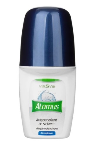 VINSVIN Antyperspirant ze srebrem dla mężczyzn roll-on 50 ml