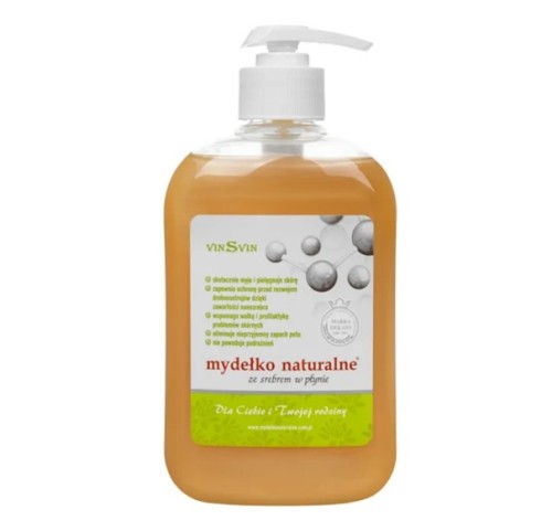 VINSVIN mydełko naturalne z srebrem w płynie 500ml