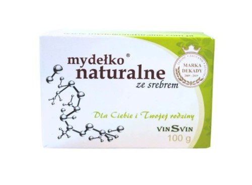 VINSVIN Mydło naturalne ze srebrem kostka 100 g