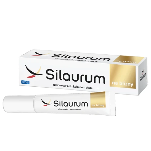silaurum silikonowy żel na blizny z koloidami złota