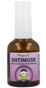 Antykomar ŚRODEK NA KOMARY Antimosk - spray z olejkiem z lawendy, 40 ml