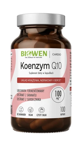 Biowen Koenzym Q10 100 mg, 100 kapsułek — opakowanie