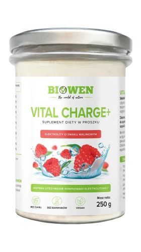 Biowen Elektrolity Vital Charge+ malinowe – opakowanie